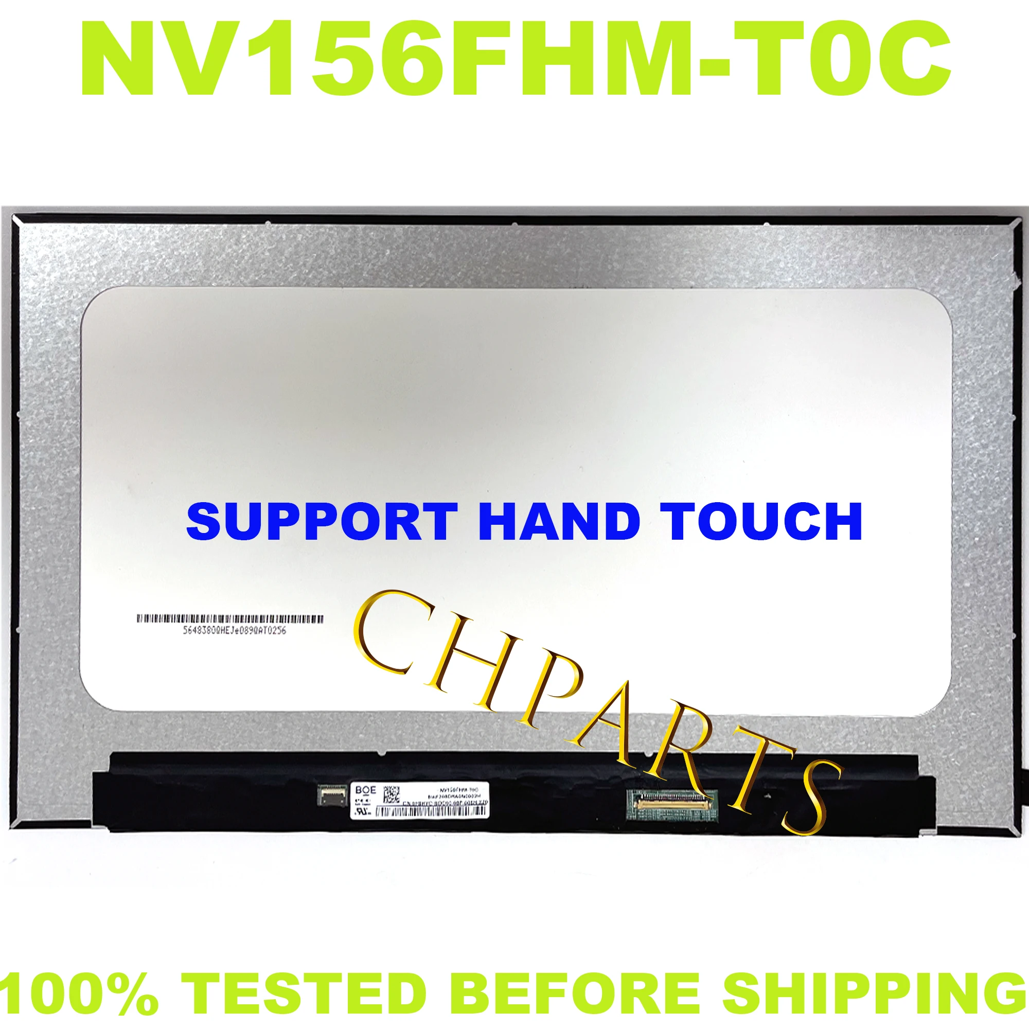 Сенсорный экран 15,6 дюйма 1080P NV156FHM-T0C, FHD 45% x 1080, 0 IPS-дисплей, матрица EDP, 40-контактный ЖК-экран для ноутбука дюйма NTSC 0xv6r615,6 дюйма P N