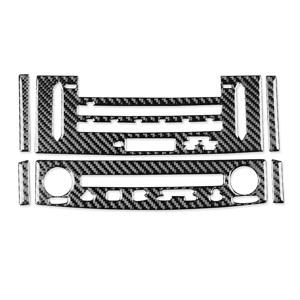 6 шт. внутренняя центральная консоль из углеродного волокна для Lexus RC300/350/200t