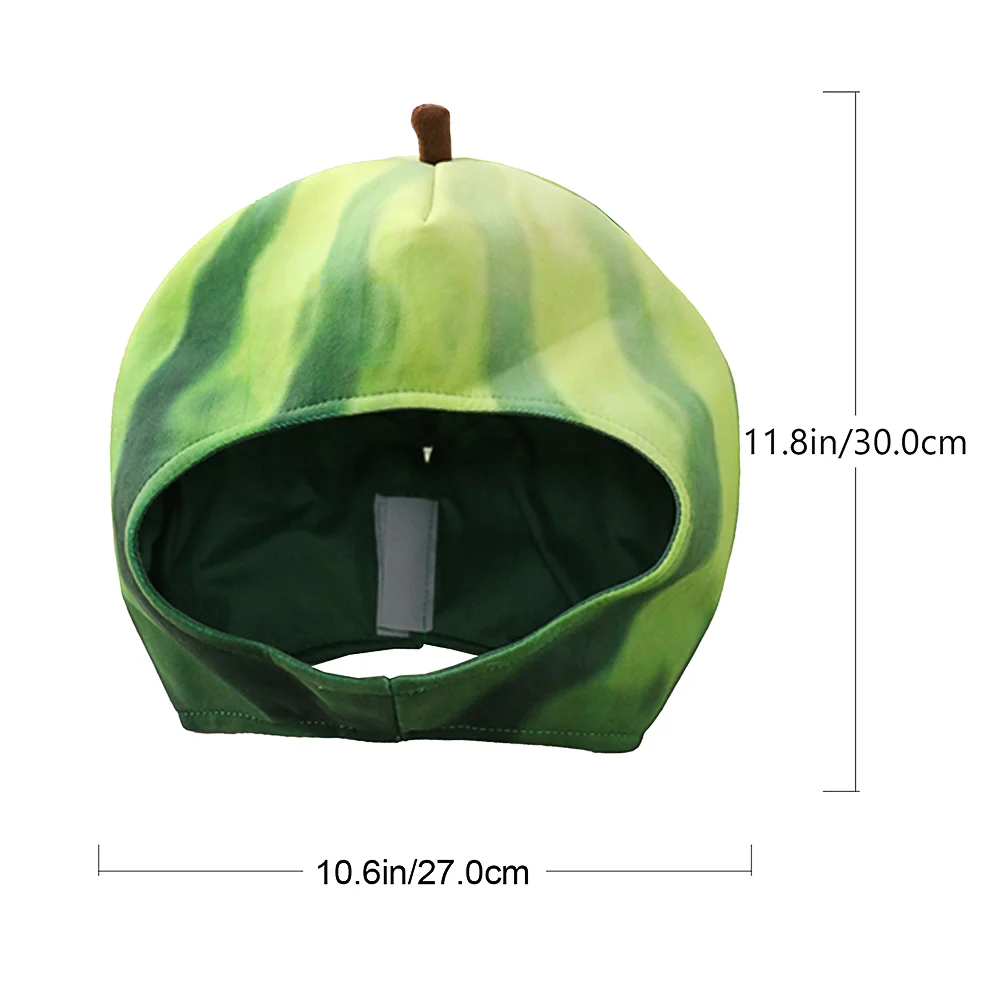 Арбузный головной убор фестивальный костюм новинка искусственный фрукт Aldult