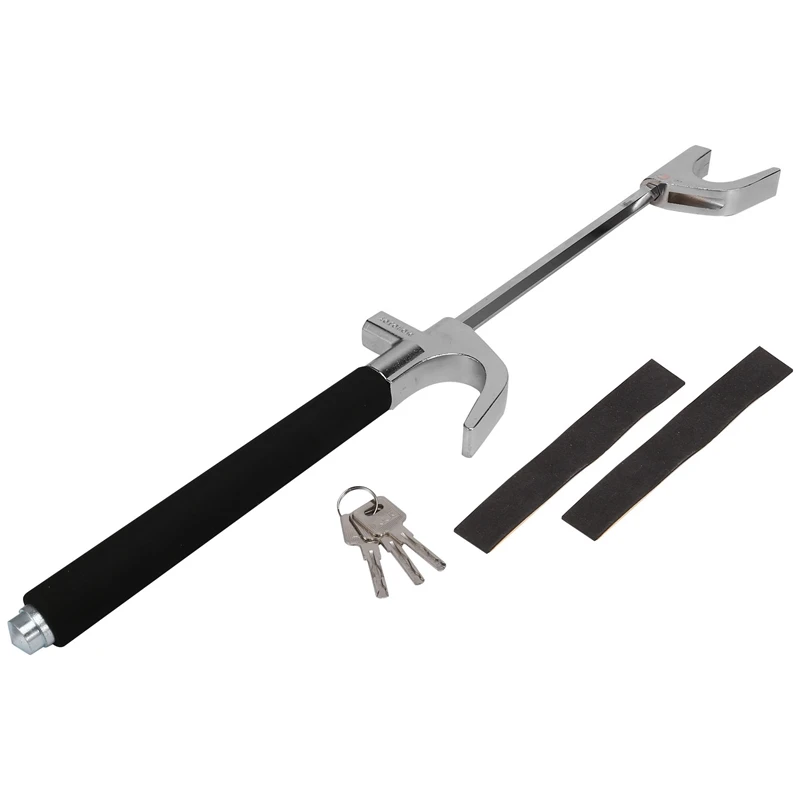 

Car Steering Wheel Lock Adjustable Car Security Anti-Theft Device Heavy Duty Steering Wheel Lock Universal