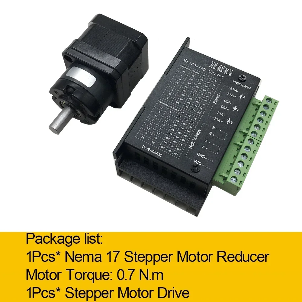 

Шаговый двигатель редуктор Nema 17 3.71:1~140:1