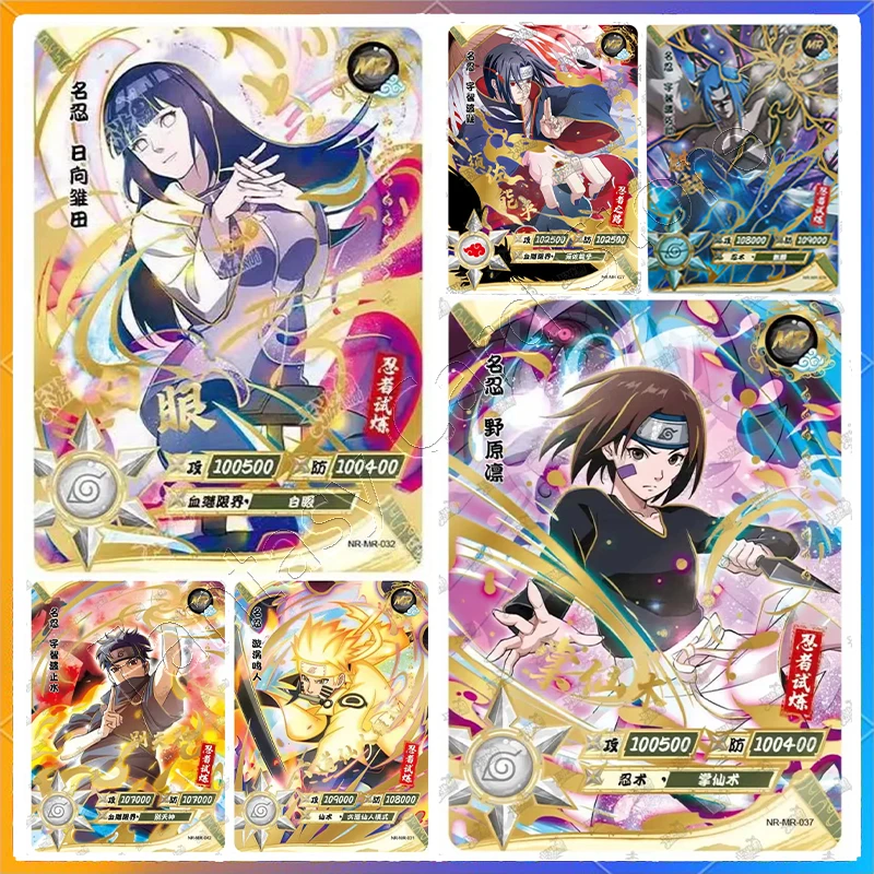 

KAYOU Genuine Anime Naruto Card MR Series 026~050 Tobirama Hashirama Nohara Rin Hyūga Hinata Uchiha Itachi Kakashi