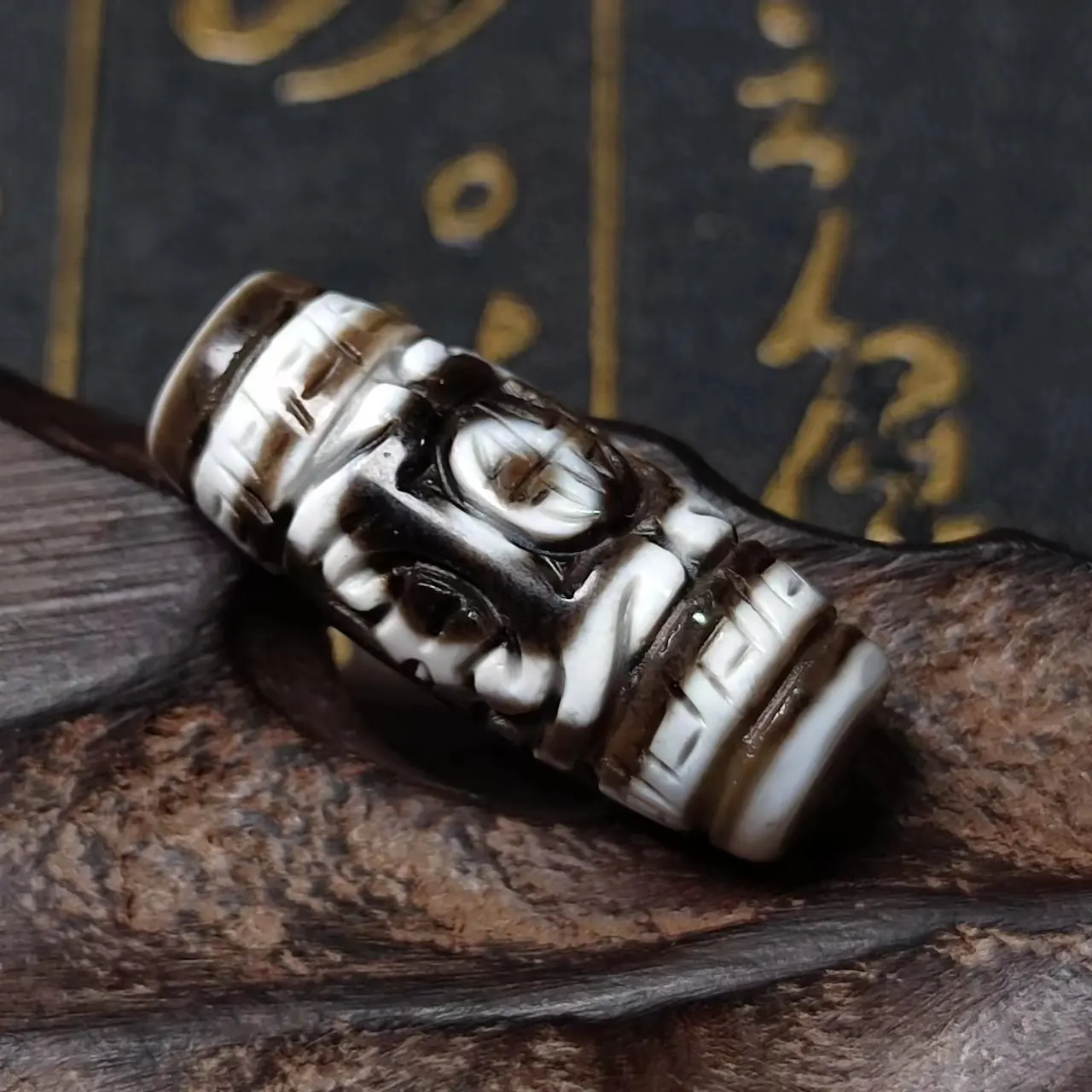 

Тибетский Руи, 3 глаза, Φ 29*12 мм, черный/белый агат, Dzi, бусины для мужчин и женщин Wwo, изготовление ювелирных изделий, бесплатная доставка