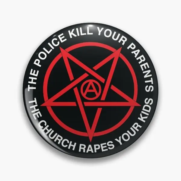 

Мягкая булавка анархико сатанизма, креативный подарок, шляпа, металлический Модный милый женский воротник, забавная одежда, украшения, знач...