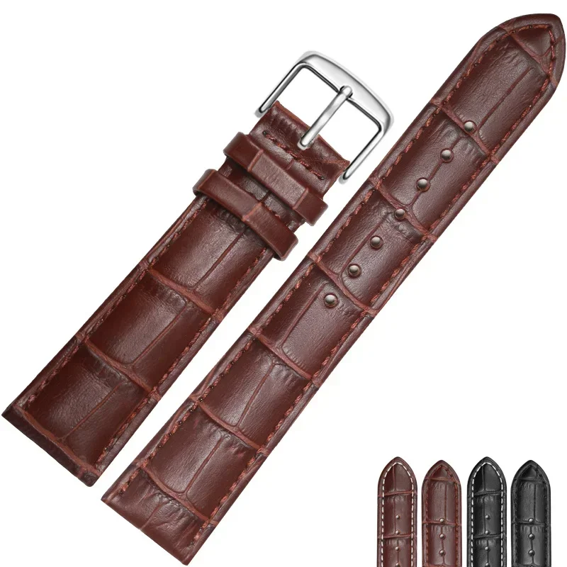 Фото Ремешок из телячьей кожи для смарт-часов Motorola Moto Watch 2026, 20 мм, 22 мм, для Moto Watch 2026, аксессуары для женщин и мужчин №2