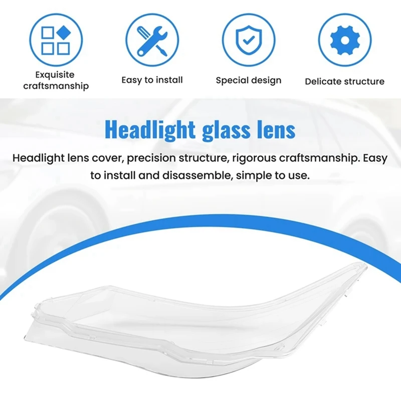 Для BMW 6-й серии E63 E64 M6 2004-2007 крышка фар автомобиля стеклянная линза абажур