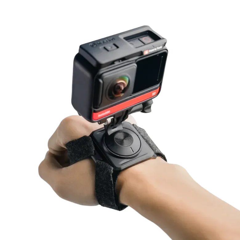 Фото Крепление-ремешок Insta360 для экшн-камеры на руку/запястье, комплект для съемки без помощи рук с кронштейном, винтом-барашком и адаптером 1/4 дюйма №4