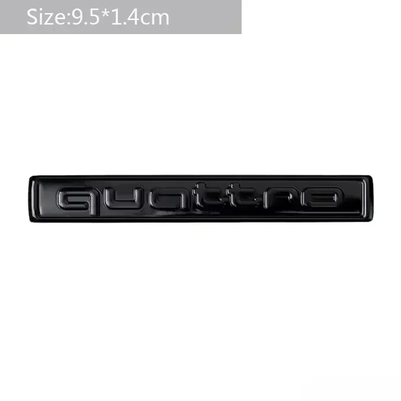 

Для Audi A4 A4L 2017 2018 2019, автомобильная передняя решетка Quattro, полноприводный логотип, наклейки на заднее крыло, аксессуары для стайлинга