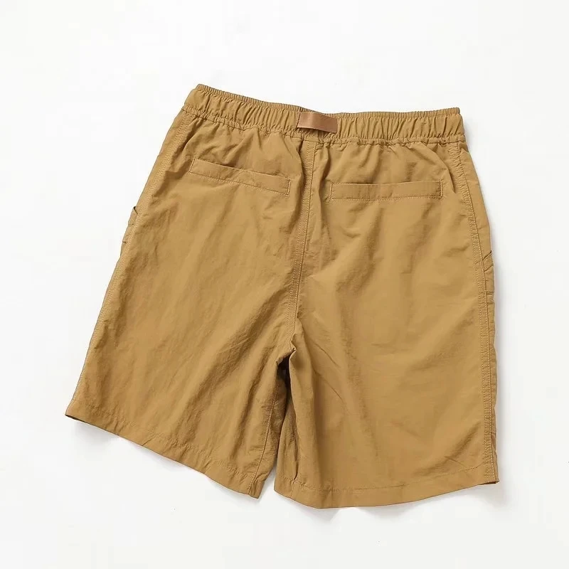 Dave&Di Multicolor Solid Nylon Lovers Casual Bermuda Loose Shorts Men Japanese Style Fashion Shorts