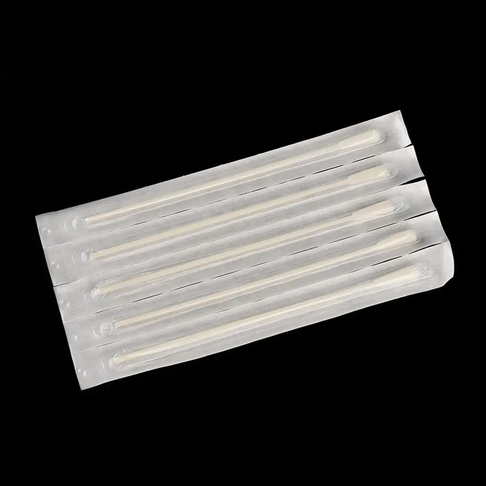 

Convenient 1Bag Useful Disposable Sterile Cotton Swab Wood Disposable Swab Safe for Daily Life