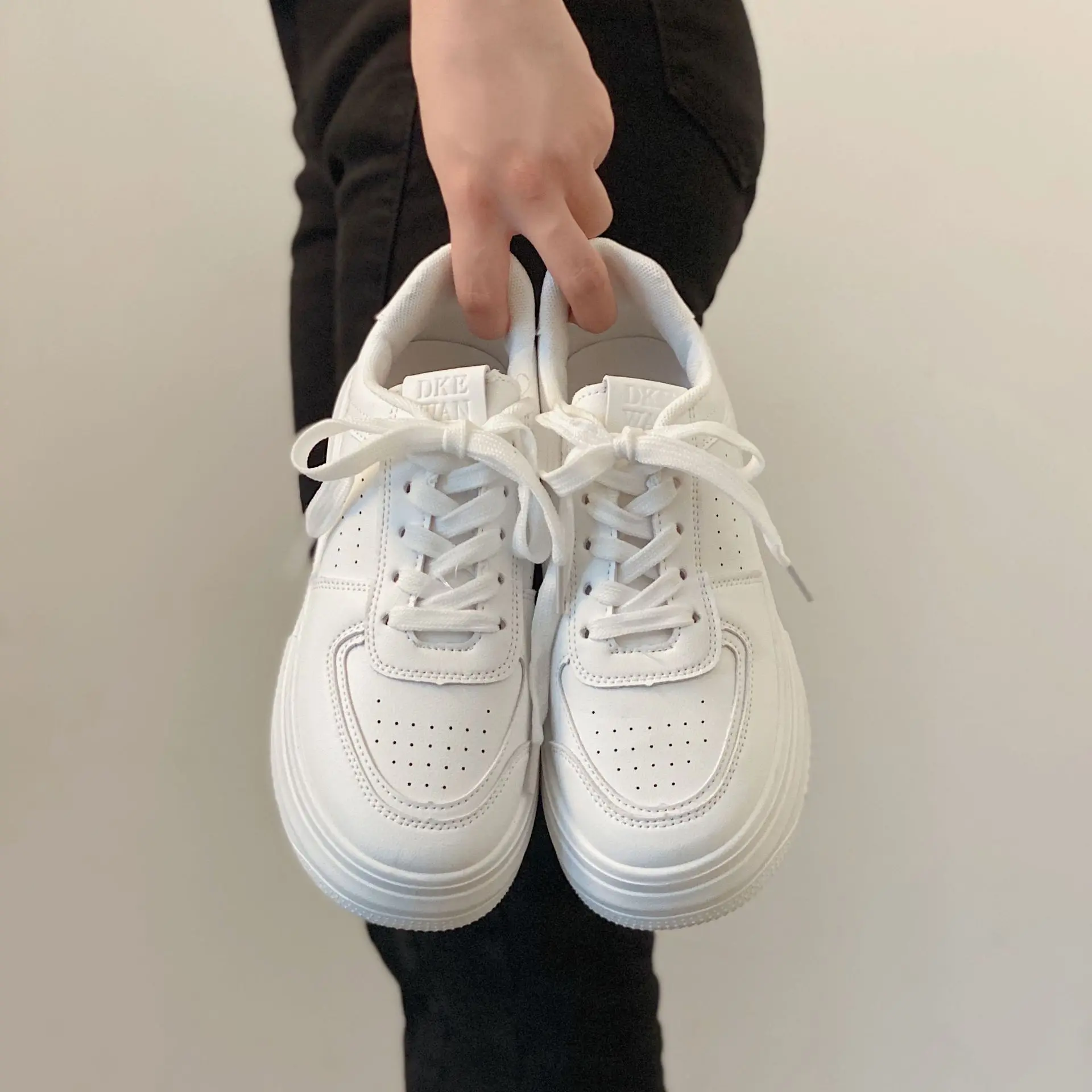 

Women's Shoes Platform Female Footwear Round Toe Wedge Basket 2023 Casual Sneaker Clogs Dress Sports Breathable Small New