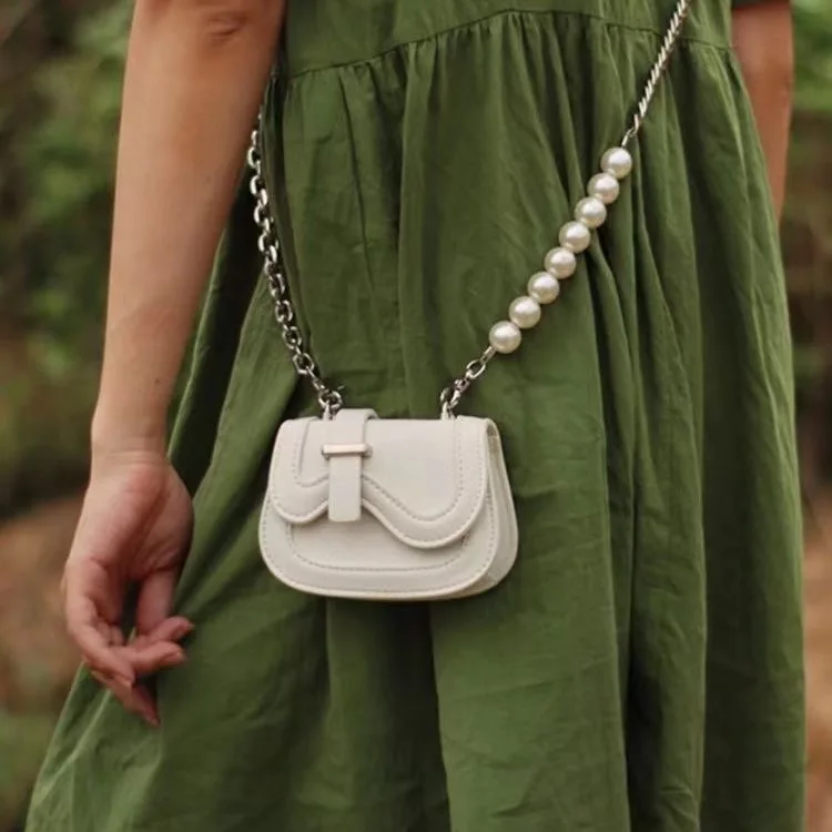 

MINI Bag Women Chains Pearl Fashion Hasp Shoulder Bag Pures and Bags Crossbody Girls Bag Luxury