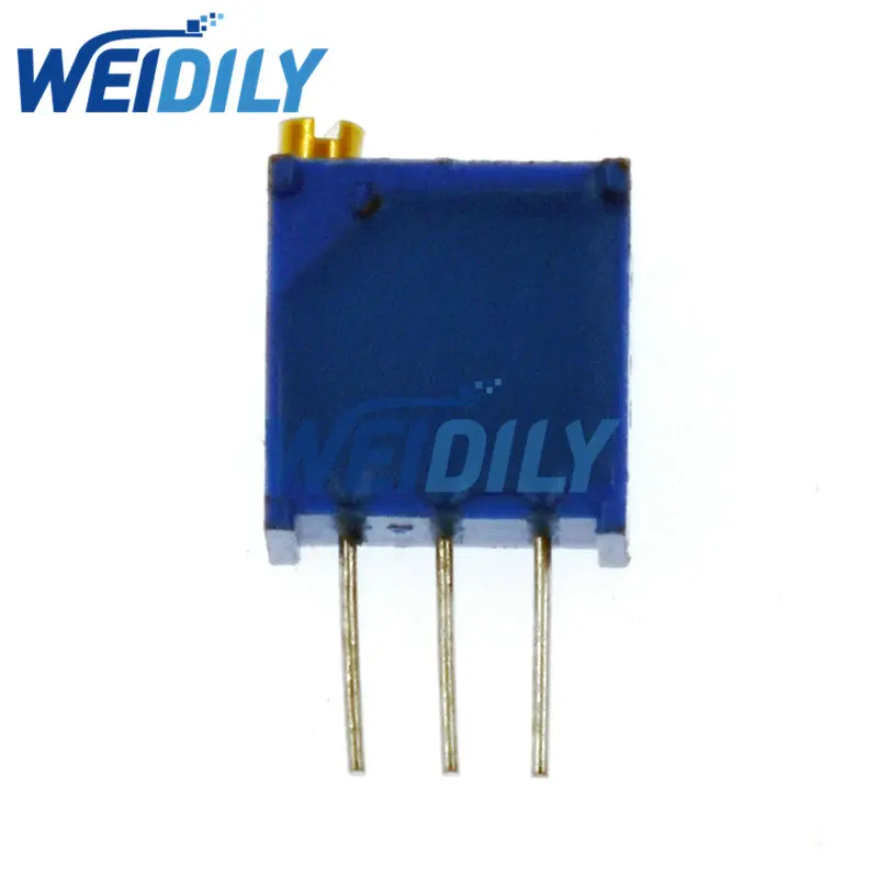 10 шт. 3296 Φ 103 10K Ohm 3PIN plug-in 3296W оптовая продажа электронный | Электронные компоненты и