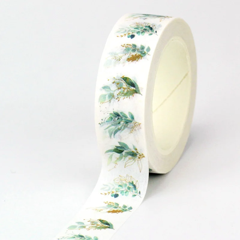 

Декоративный винтажный цветочный скотч GREATHOPE WASHI TAPE 10 м