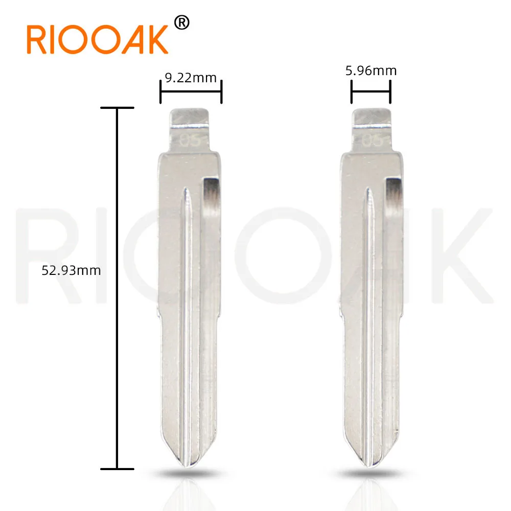 10 шт./партия запасные металлические заготовки для дистанционного ключа