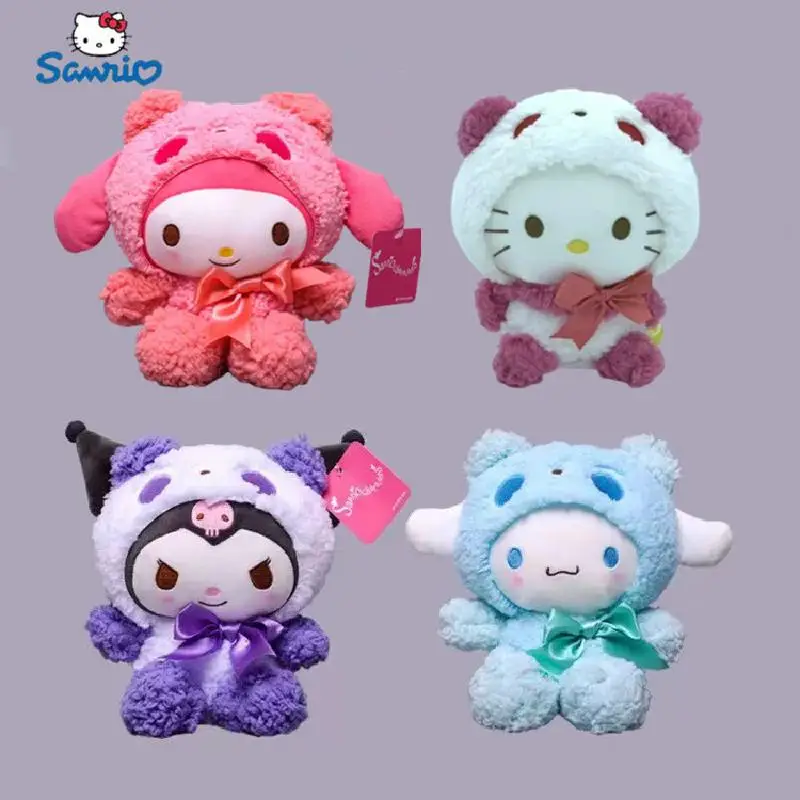 

Sanrio 25cm Plush Toy Kulomi Little Devil Yugui Dog Melody Hello Kitty Drag Kawaii Claw Machine Doll Purple Rabbit Plushine Gift
