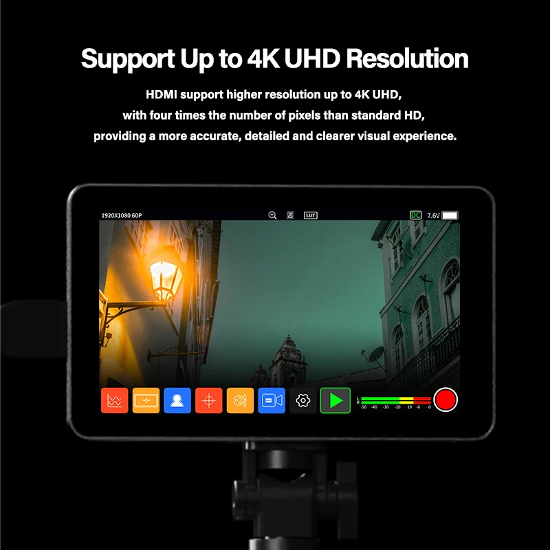 Видеорегистратор Shimbol Memory I с сенсорным экраном 5 дюйма 3D LUT 4K HDMI