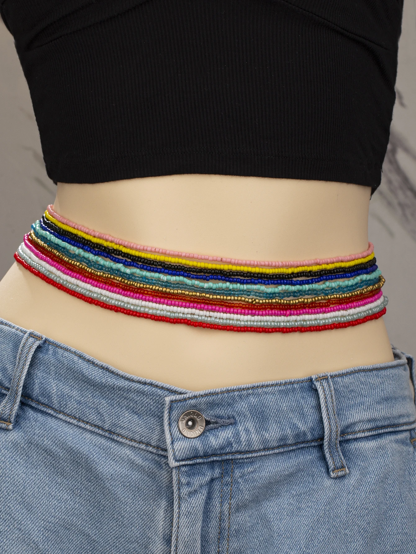 12 шт. цепочки на талию в богемном стиле