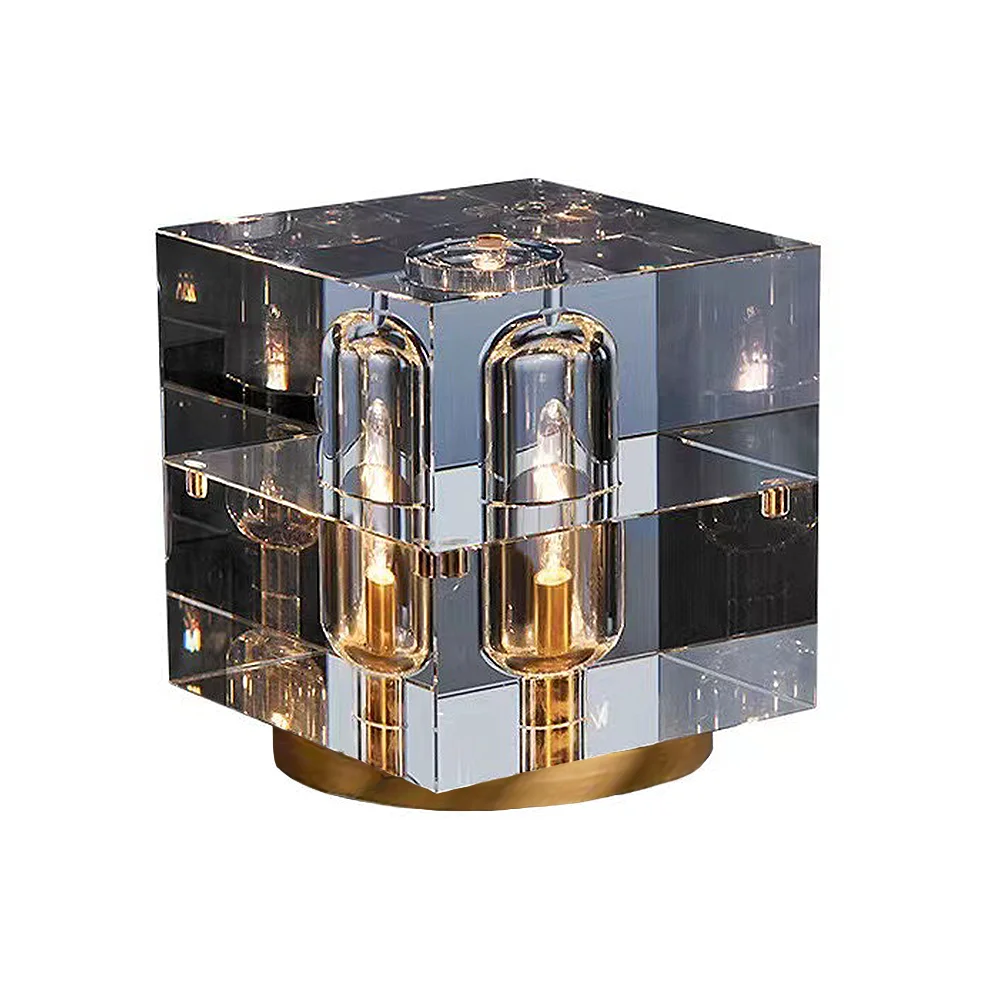 Хрустальная настольная лампа украшение для гостиной спальни прикроватный