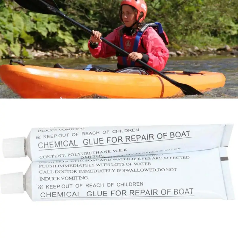 

Inflatable Boat Repair Kit PVC Material Adhesive Patches For Waterbed Air Mattress Swimming Ring Toy Easy To Use Glue Tube