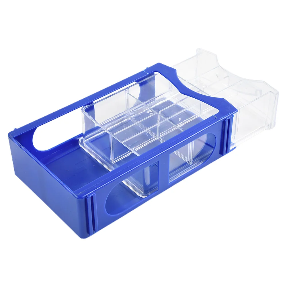 

Parts Box Storage Box 160*95*40mm 80 Degree Celsius Durable Stackable Thicken Crafts Organizers Blue/transparent