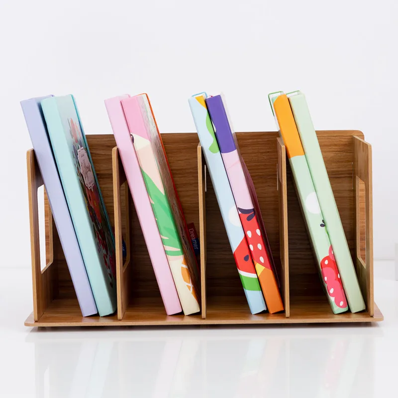 

Деревянные полки для хранения настольных журналов и книг DIY, полки для хранения, полка для книг, органайзер для стола, книжная полка, подстав...