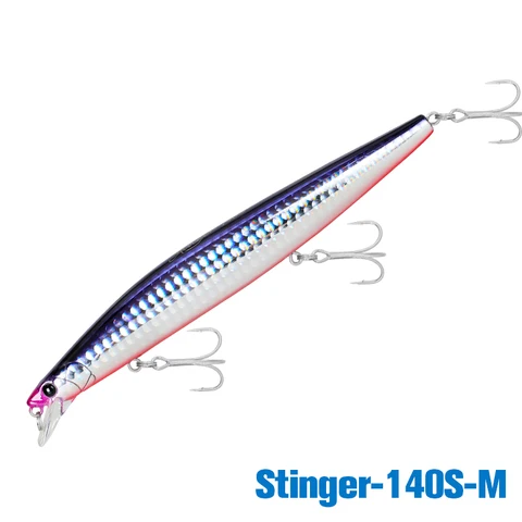 TSURINOYA 140S Sinking Minnow Sea Fishing Lure STINIGER 140mm 26g Piston Weight Ultra Long Casting Seabass Inshore Hard Baits