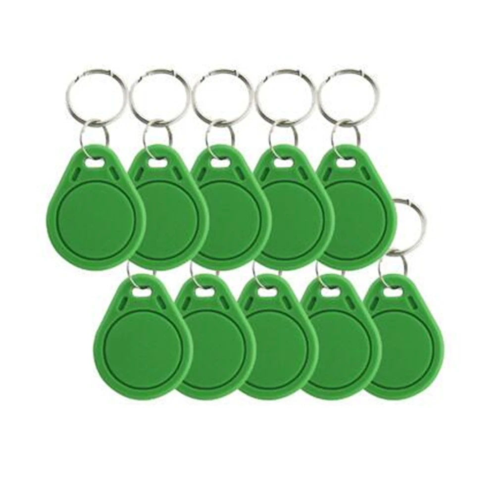 

100Pcs 13.56MHz Rewritable UID Changeable NFC IC Key Tag RFID Keyfobs Key Fob Token 1k S50 Duplicate Clone Token Badge Card