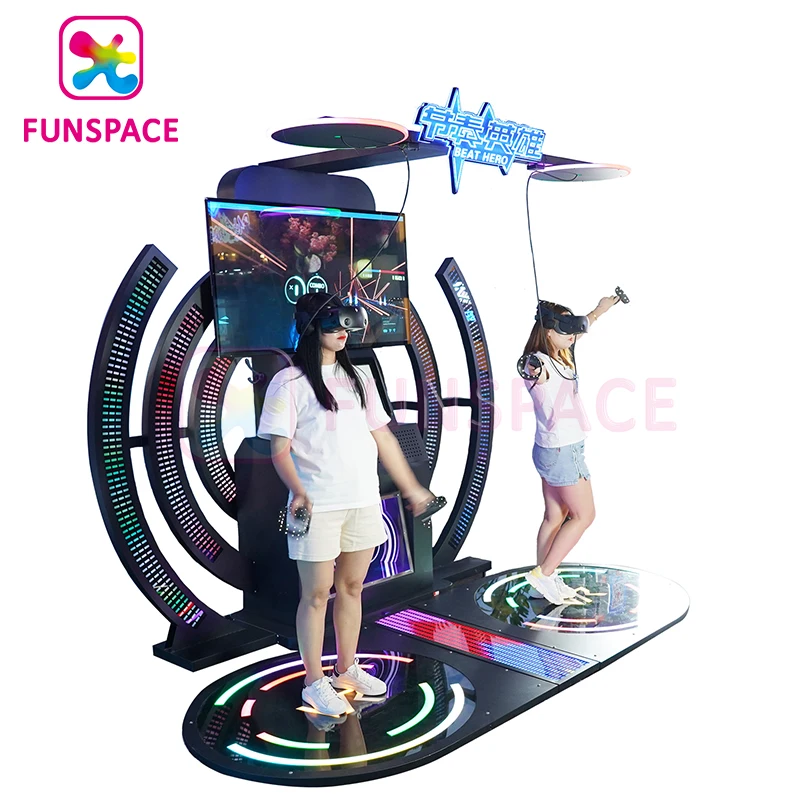 Интерактивный VR-симулятор Funspace с монетоприемником, 9D VR, музыкальными инструментами и танцевальными играми для 2 игроков (art.: 3920da5459a56) - 3920da5459a56