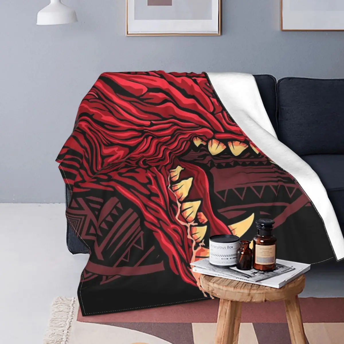 

Odogaron Monster Hunter Blankets Flannel Lightweight Throw Blankets Sofa Throw Blanket For Couch Outdoor Throws Bedspread Quilt