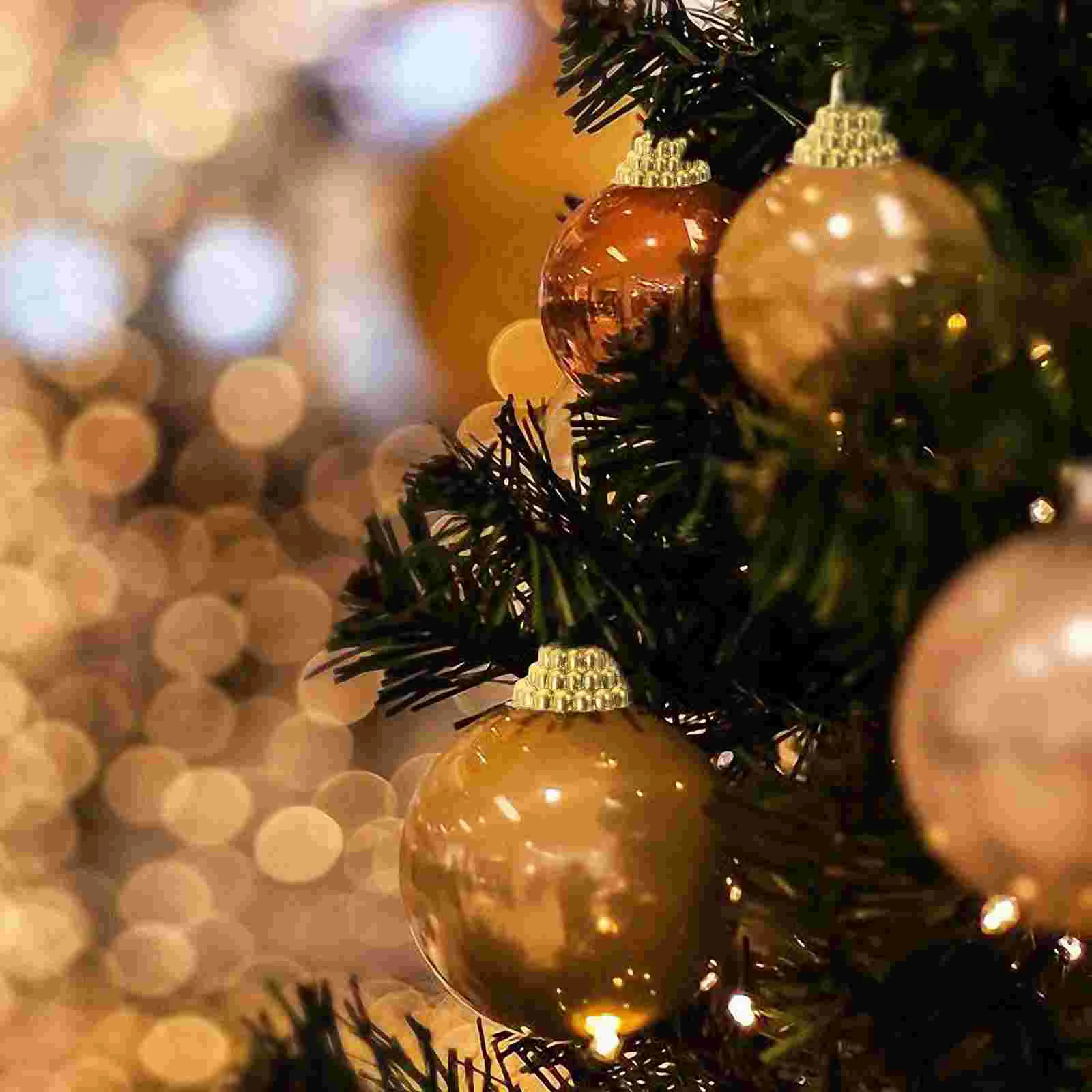 Рождественские торцевые колпачки подвеска в виде шариков креативные аксессуары