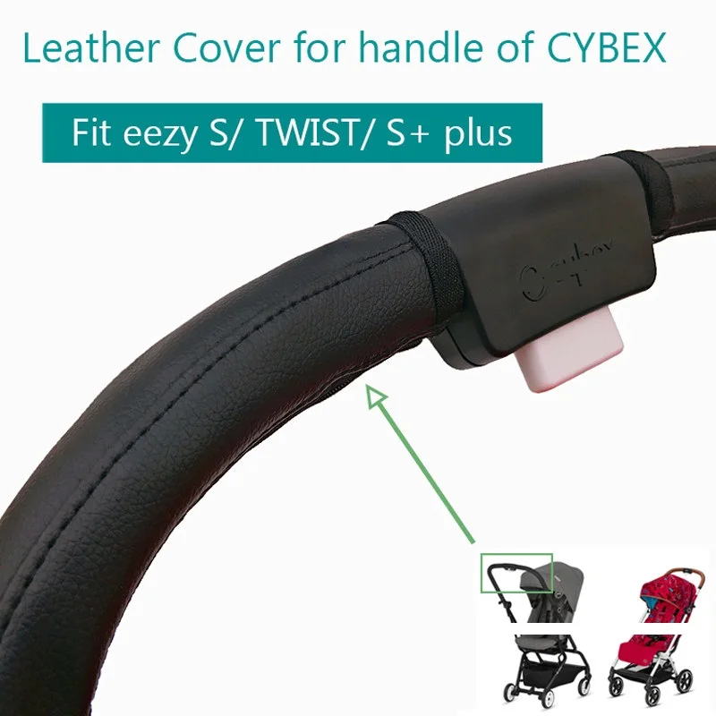 Baby Stroller Accessories Leather Protective Case Cover of handle for CYBEX EEZY S S+ TWIST Cybex Balios M stroller
