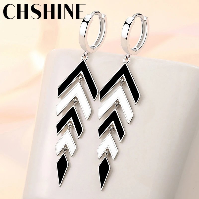 

CHSHINE 925 Sterling Silver Arrow Earrings For Women Banquet Party Gift Fashion Jewelry