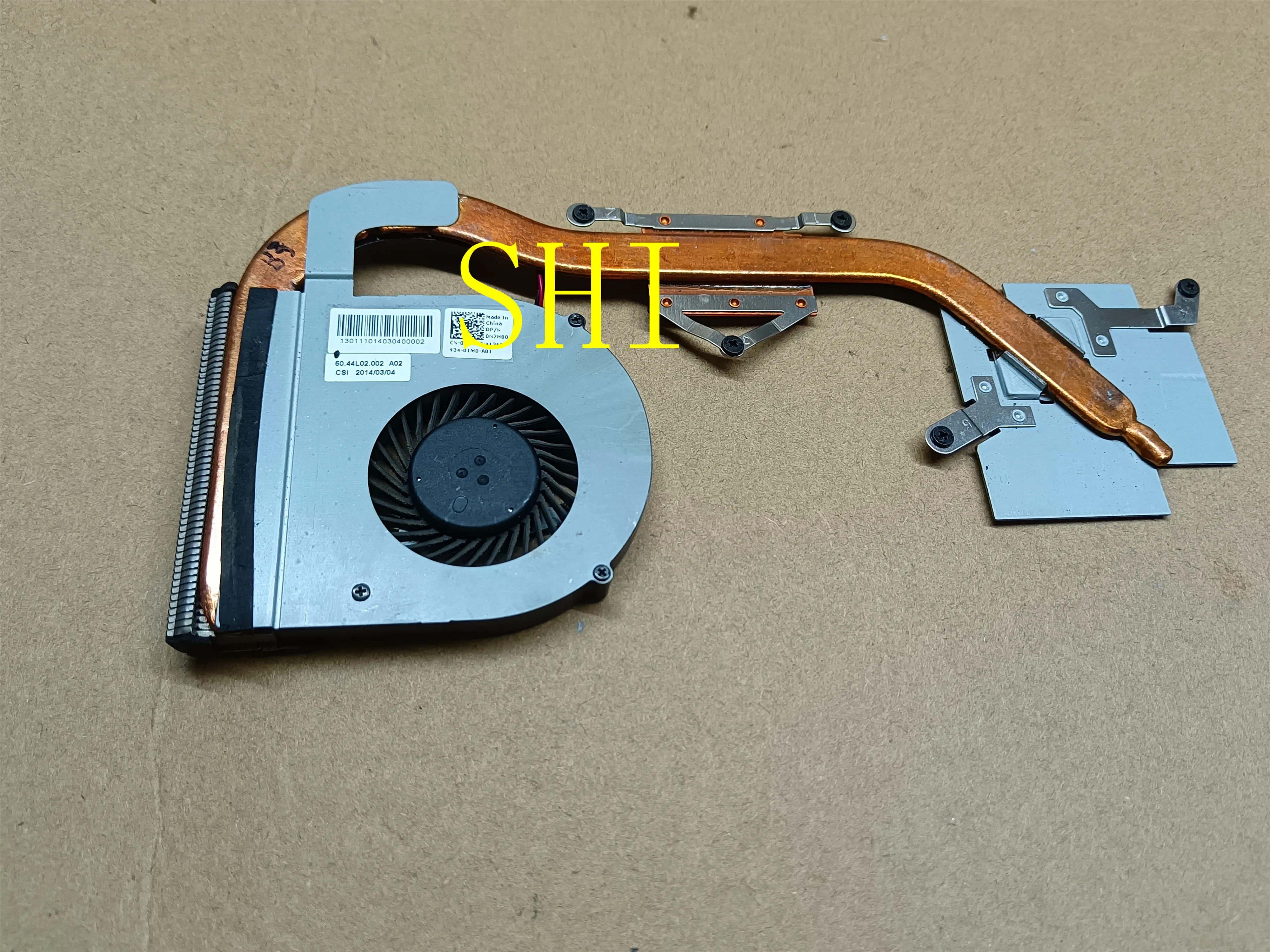 

0N7H00 FOR Dell Inspiron 14R-5437 5437 Cooling Fan Heatsink N7H00 free shipping