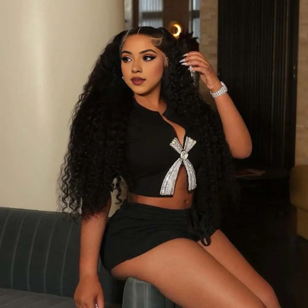 Летние сексуальные укороченные топы с бантом Лидер продаж футболки украшением