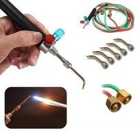 mini soldering pen gas blow torch soldering solder iron gun oxygen acetylene jewelry repair pen burner for hot cutting tool