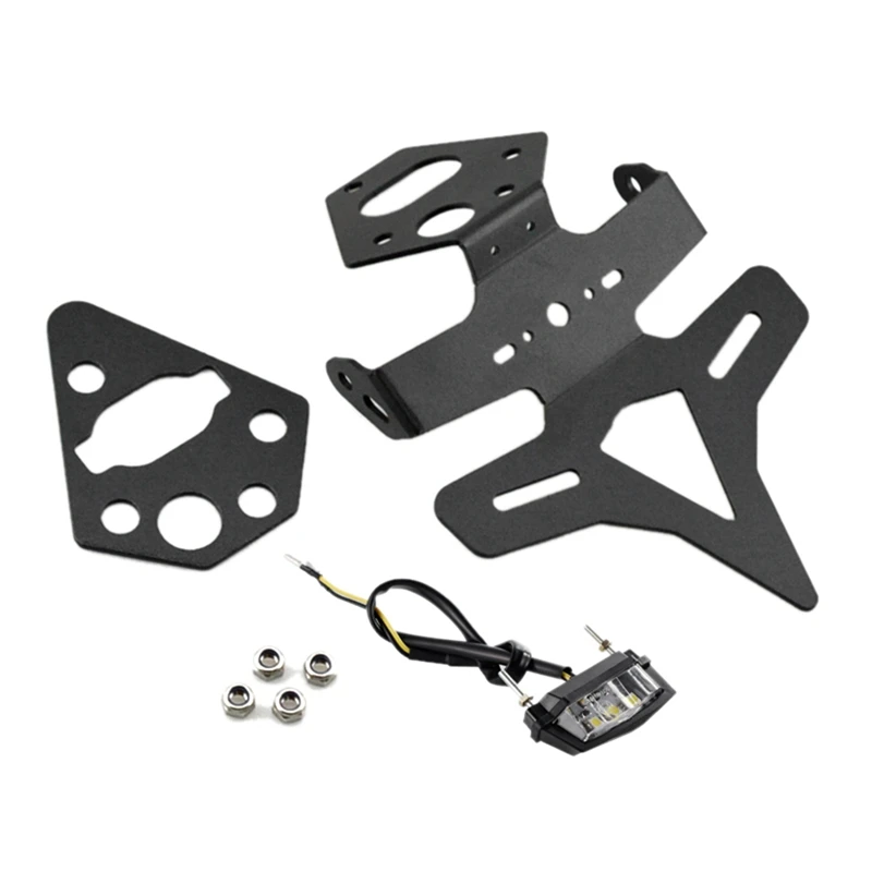 

Motorcycle License Plate Holder Rear Tail Frame Fender Eliminator Bracket For TRIUMPH Street Triple 765 2020-2022
