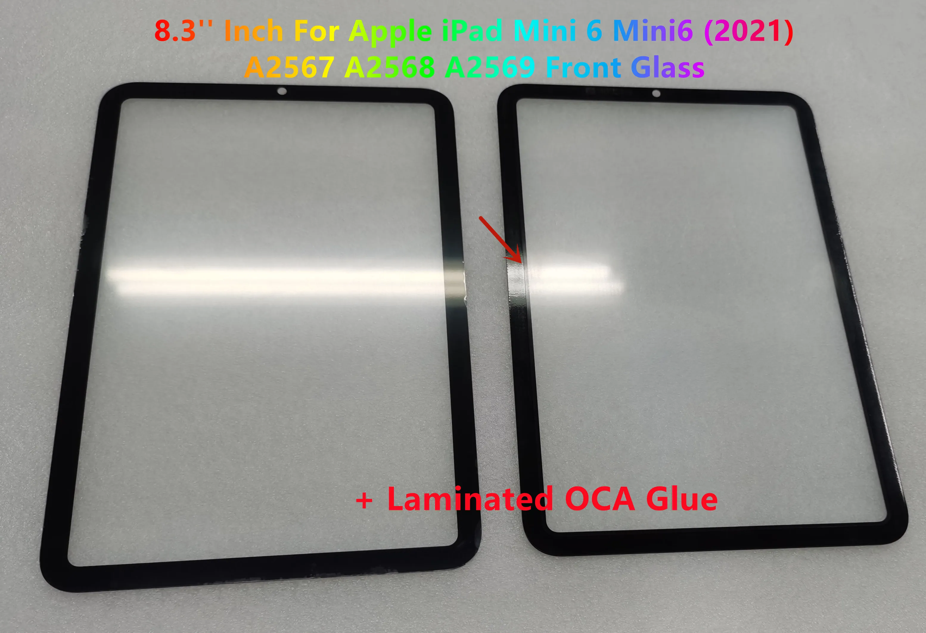 8 3 дюймов для Apple iPad Mini 6 Mini6 (2021) A2567 A2568 A2569 Передняя стеклянная панель (не касается) +