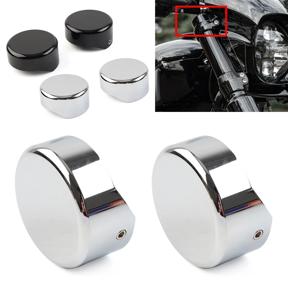 

2Pcs Motorcycle Aluminum Upper Fork Caps Cover For Harley Davidson Softail Breakout FXBR FXBRS 2018 2019 2020 2021 2022 2023