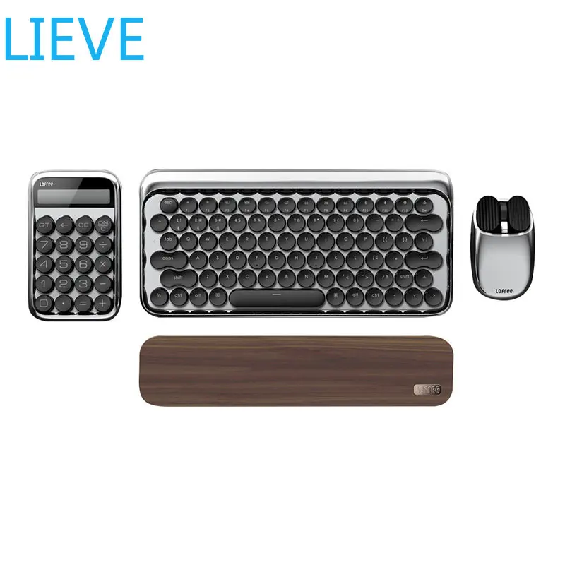 

Lofree Knight Bluetooth Mechanical Mouse Calculator Suit Typewriter Backlit Keyboard Pc Gaming Accessories for Laptop