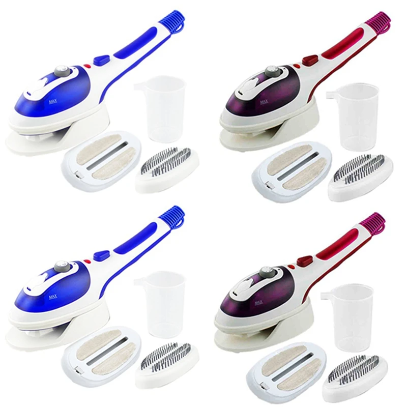 

EAS-Handheld Iron Garment Clothes Steamer, Portable Flat And Hang Dry And Steamer Ironing Dewrinkle Fabric