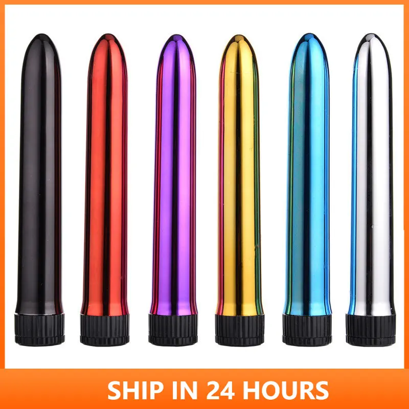 Семидюймовый вибратор Inch Big Bullet для женщин с электропокрытием, семь режимов вибрации для взрослых эротических мастурбационных игр, возможность отправки заказа напрямую клиенту (dropshipping).