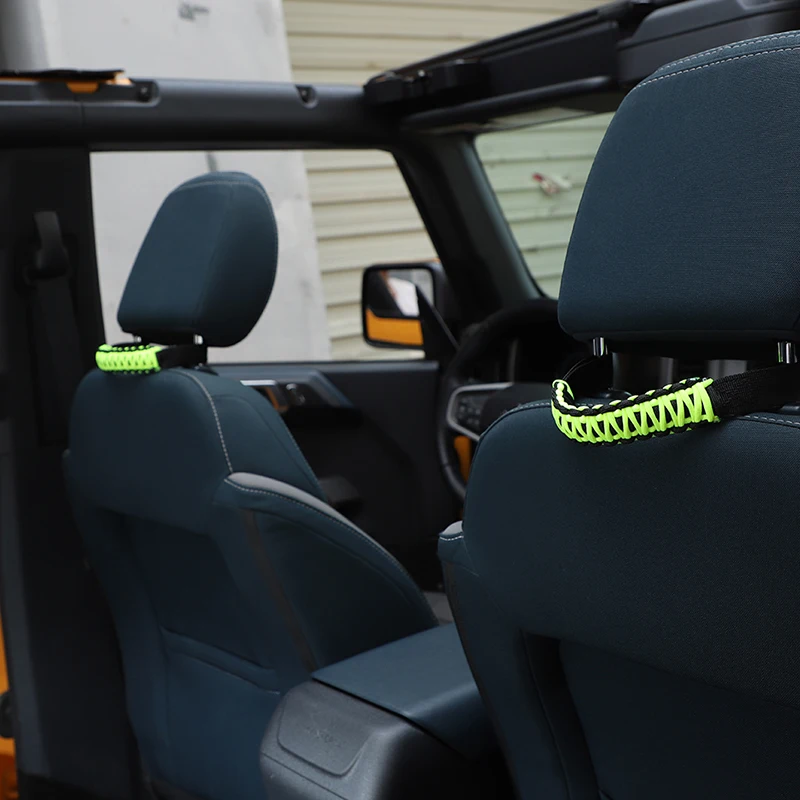 Фото Универсальная ручка для подголовника сиденья, веревка для Jeep Wrangler, Suzuki Jimny, Dodge Ford, аксессуары для салона автомобиля №5