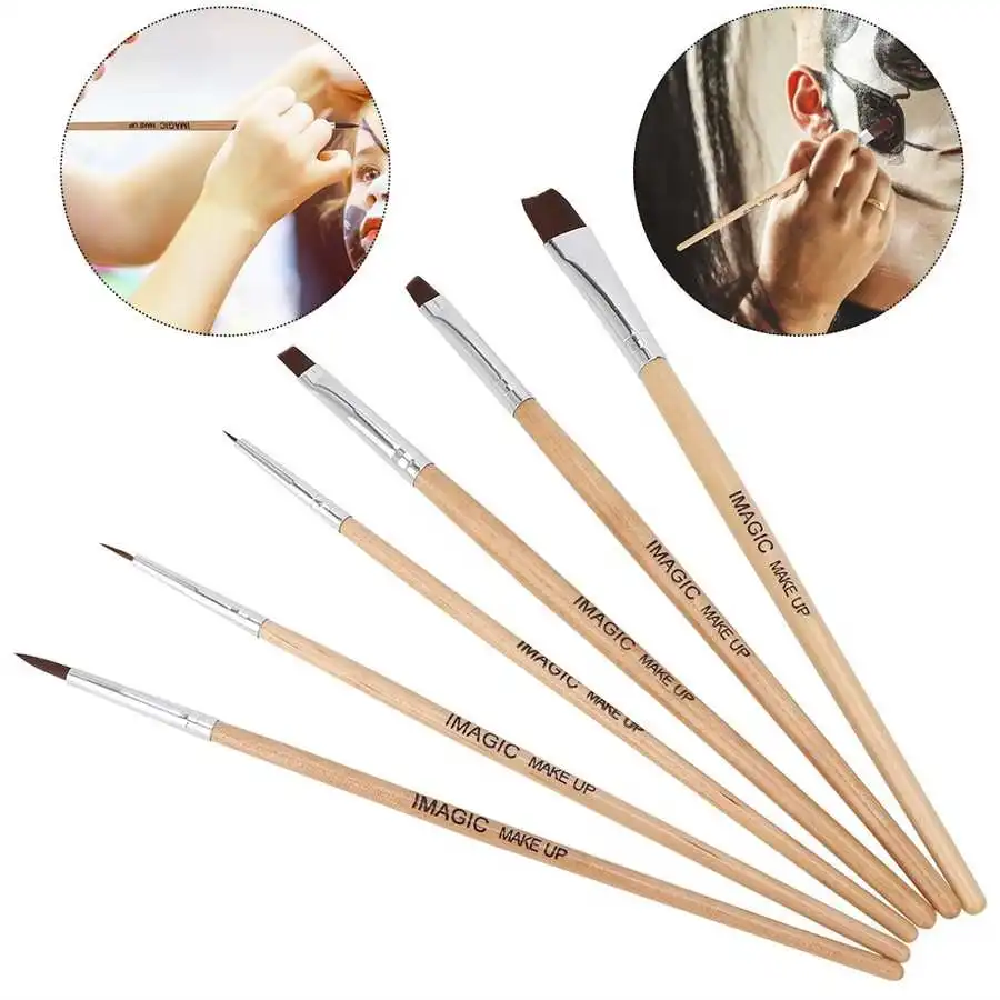 6 шт. кисти для рисования на лице и теле | Красота здоровье