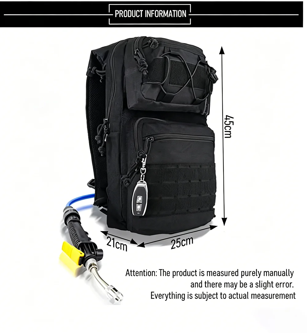 Рюкзачный распылитель 3L Smart Backpack Sprayer: Профессиональный инструмент для установки защитной пленки PPF на автомобиль (art.: 3920da2143bca) - 3920da2143bca
