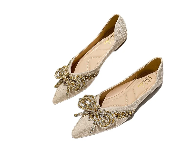 

2022 New Flat Sandals Pointed Toe Pumps Fashion Casual Women's Shoes Flat Shoes Comfortable Women's Shoes New Zapatillas Mujer