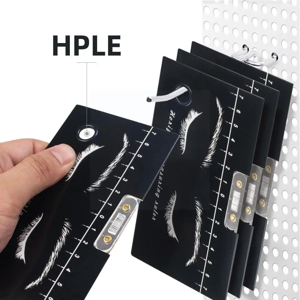 

Линейка для бровей с тремя точками, многоразовые балансирующие товары, инструмент для татуажа бровей, макияжа, татуировки для красивого лиц...