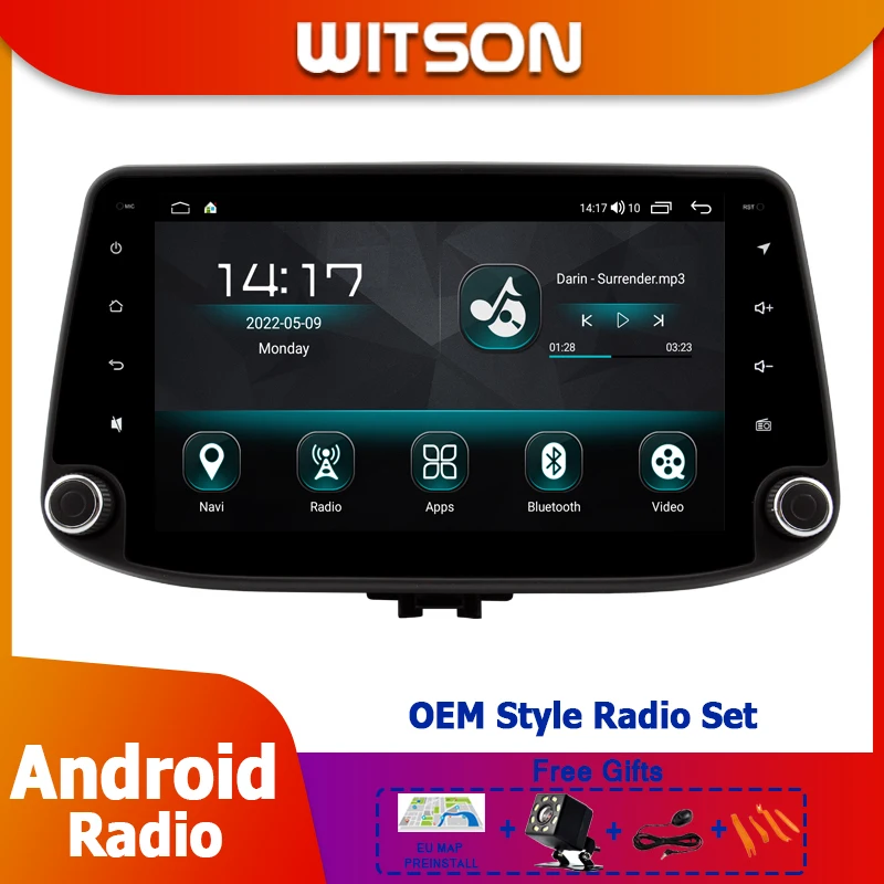 

Автомагнитола 9 дюймов, Android, для Hyundai i30 2018 -2020, GPS, стерео, GPS, проигрыватель CarPlay