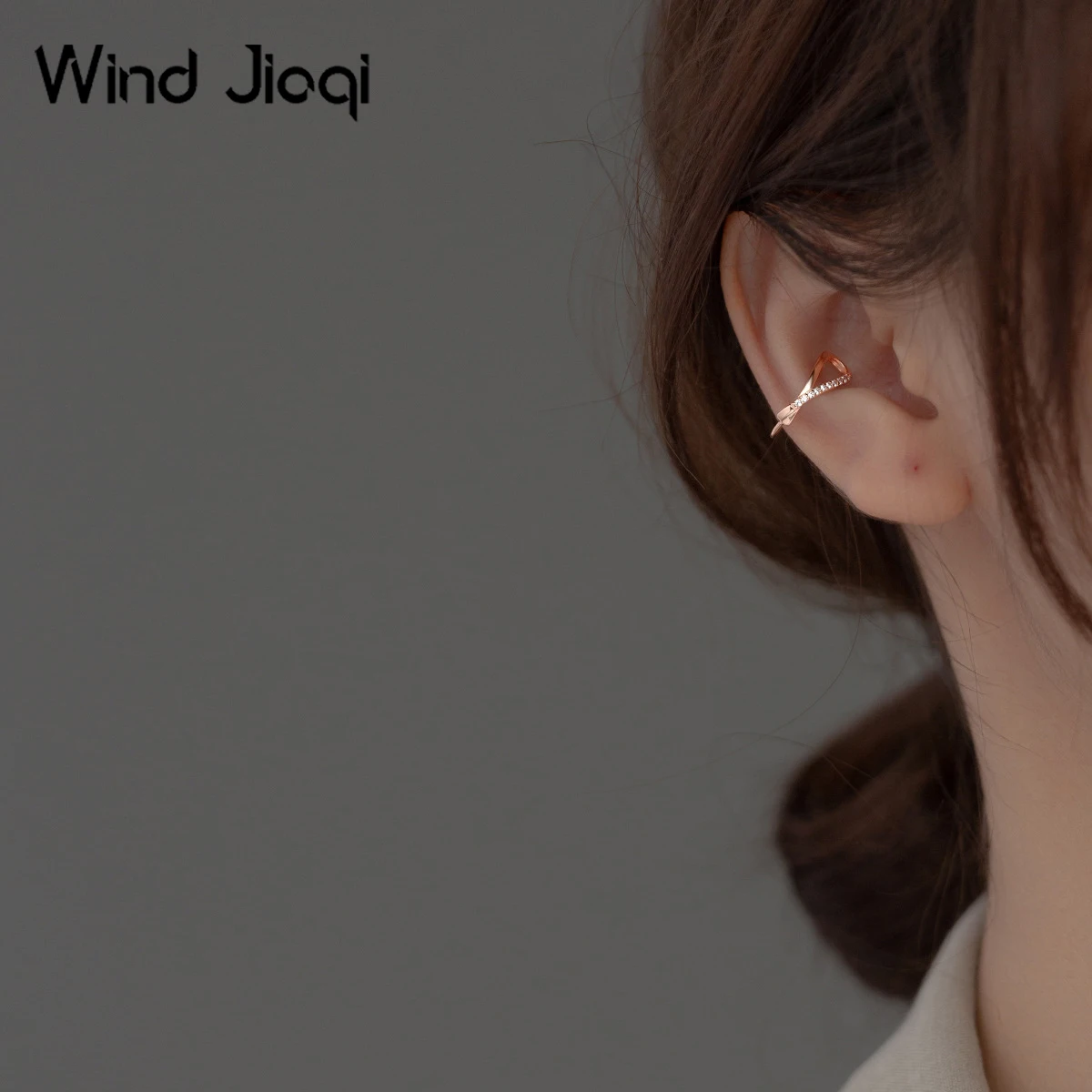 

Женские серьги-Клипсы из серебра 925 пробы с цирконом