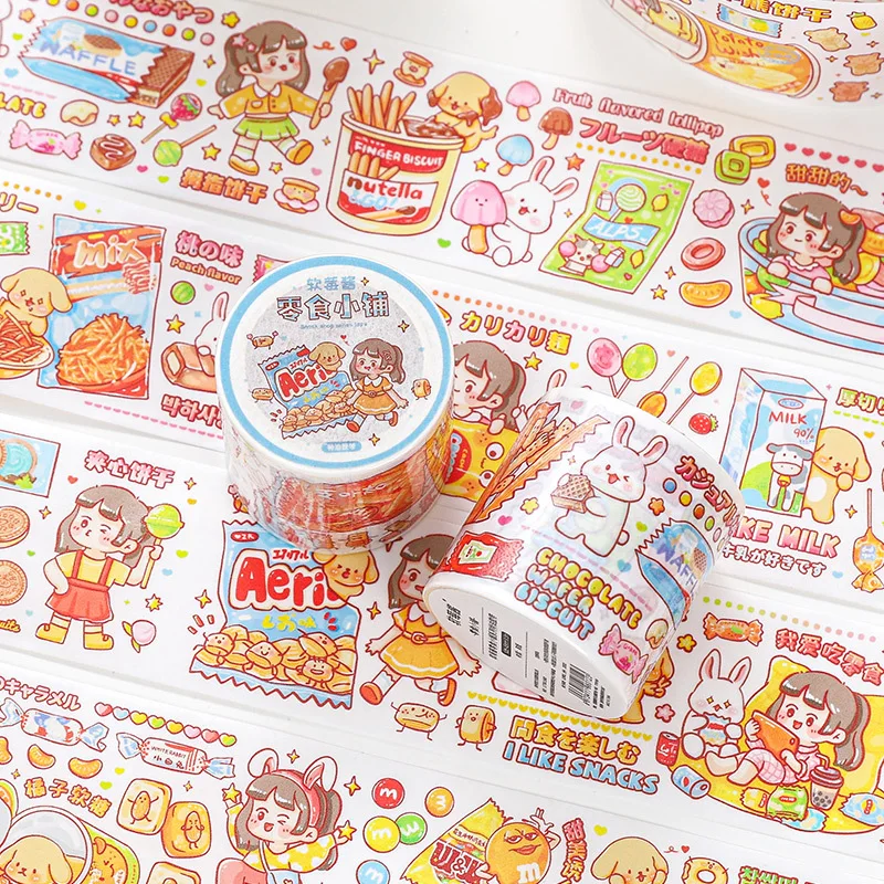 

1pcs/1lot Decorative Adhesive tapes Soft Berry Jam Snack Shop Scrapbooking DIY Paper Scrapbooking Stickers